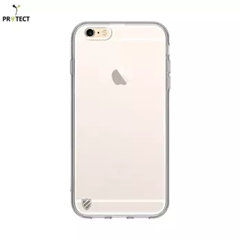Coque Silicone PROTECT pour Apple iPhone 6 Plus / iPhone 6S Plus Transparent