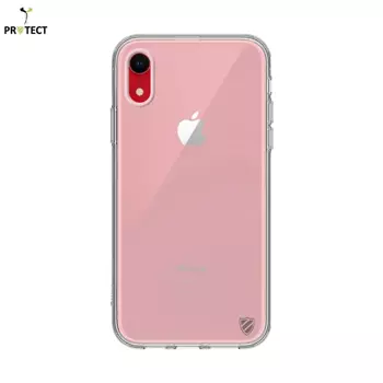 Coque Silicone PROTECT pour Apple iPhone XR Transparent
