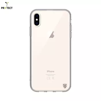 Coque Silicone PROTECT pour Apple iPhone XS Max Transparent