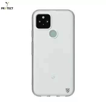 Coque Silicone PROTECT pour Google Pixel 5 Transparent
