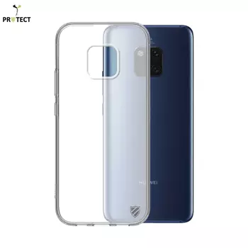 Coque Silicone PROTECT pour Huawei Mate 20 Pro Transparent