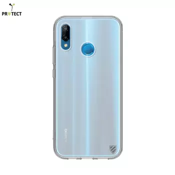 Coque Silicone PROTECT pour Huawei P20 Lite Transparent