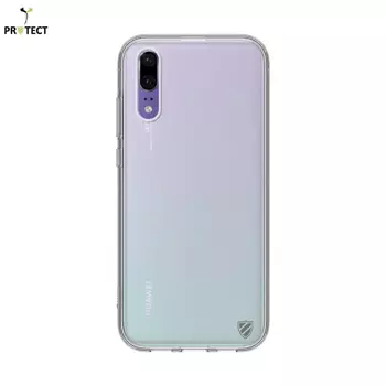 Coque Silicone PROTECT pour Huawei P20 Transparent