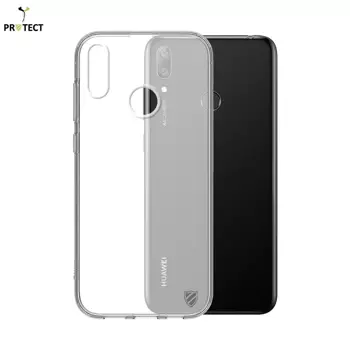 Coque Silicone PROTECT pour Huawei Y7 2019 Transparent