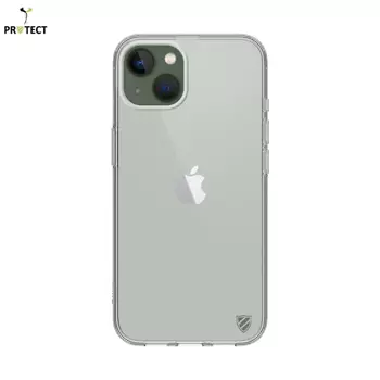 Coque Silicone PROTECT pour Apple iPhone 13 Transparent