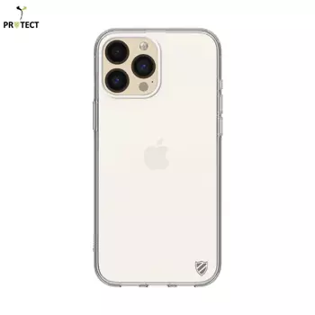 Coque Silicone PROTECT pour Apple iPhone 13 Pro Max Transparent