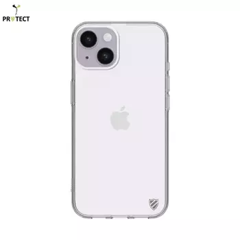 Coque Silicone PROTECT pour Apple iPhone 14 Transparent