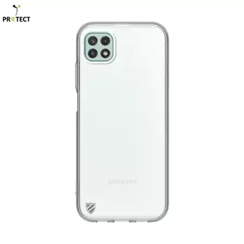 Coque Silicone PROTECT pour Samsung Galaxy A22 5G A226 Transparent