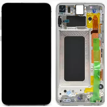 Ecran Tactile avec Châssis Samsung Galaxy S10e G970 REFURB Blanc