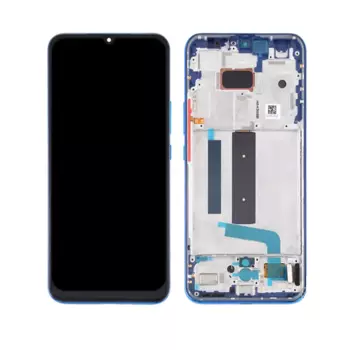 Ecran Tactile avec Châssis Xiaomi Mi 10 Lite 5G Bleu Boréal