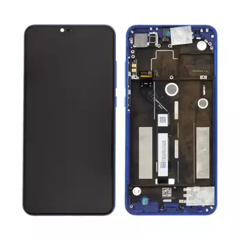 Ecran Tactile avec Châssis Xiaomi Mi 8 Lite Bleu