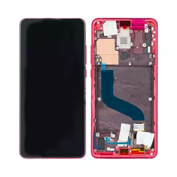 Ecran Tactile avec Châssis Xiaomi Mi 9T / Mi 9T Pro Rouge
