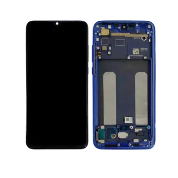 Ecran Tactile avec Châssis Xiaomi Mi 9 Lite Bleu