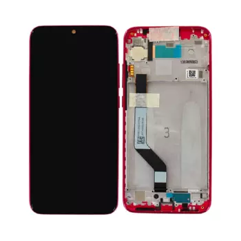 Ecran Tactile avec Châssis Xiaomi Redmi Note 7 Rouge