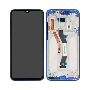Ecran Tactile Premium avec Châssis Xiaomi Redmi Note 8 Pro (Dual Sim) Bleu Ocean