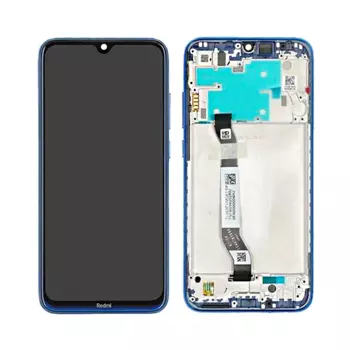 Ecran Tactile avec Châssis Xiaomi Redmi Note 8 / Redmi Note 8 2021 Bleu