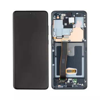 Ecran Tactile Oled avec Châssis Samsung Galaxy S20 Ultra G988 Noir Cosmique