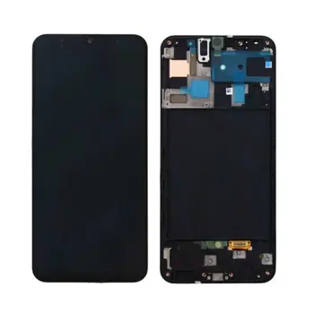 Ecran Tactile Oled avec Châssis Samsung Galaxy A50 A505 Noir