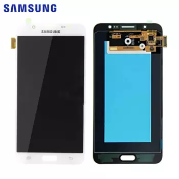 Ecran Tactile Original Samsung Galaxy J7 2016 J710 GH97-18855C GH97-18931C Blanc