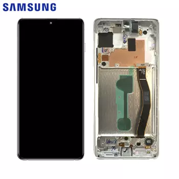 Ecran Tactile Original Samsung Galaxy S10 Lite G770 GH82-21672B GH82-21992B GH82-22045B Blanc Prism