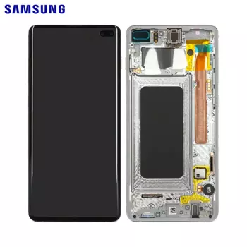 Ecran & Tactile Original Samsung Galaxy S10 Plus G975 GH82-18834B GH82-18849B Blanc