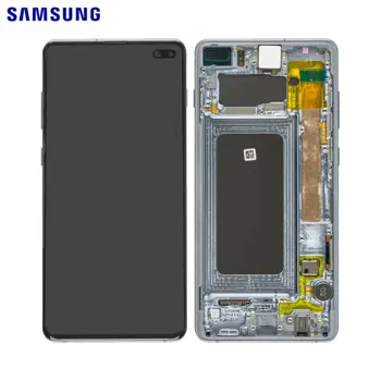 Ecran Tactile Original Samsung Galaxy S10 Plus G975 GH82-18834C GH82-18849C Bleu Prism