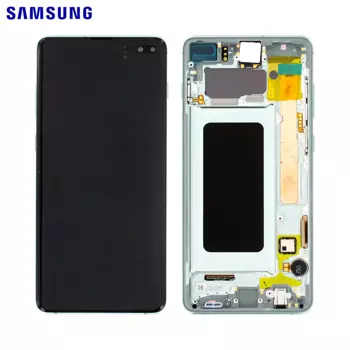 Ecran Tactile Original Samsung Galaxy S10 Plus G975 GH82-18834E GH82-18849E GH82-18857E Vert Prisme