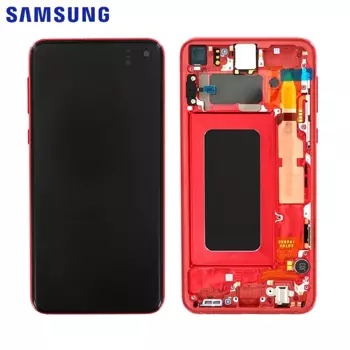 Ecran Tactile Original Samsung Galaxy S10e G970 GH82-18852H Rouge