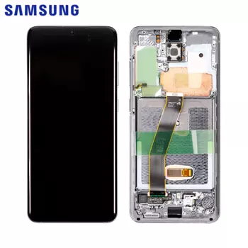Ecran & Tactile Original Samsung Galaxy S20 G980 / Galaxy S20 5G G981 GH82­-22123B GH82-­22131B Blanc