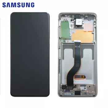 Ecran Tactile Original Samsung Galaxy S20 Plus 5G G986 / Galaxy S20 Plus G985 GH82-­22134B GH82-­22145B Blanc