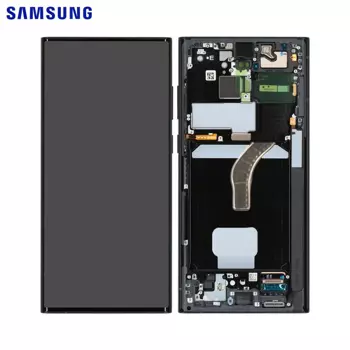 Ecran Tactile Original Samsung Galaxy S22 Ultra S908 GH82-27488E GH82-27489E Gris