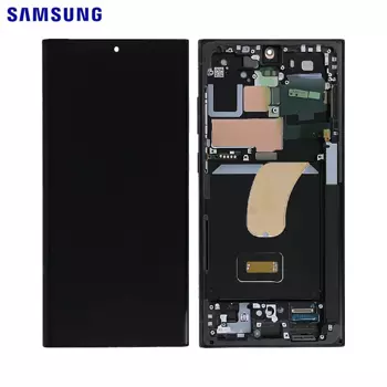 Ecran Tactile Original Samsung Galaxy S23 Ultra 5G S918 GH82-30465E Graphite