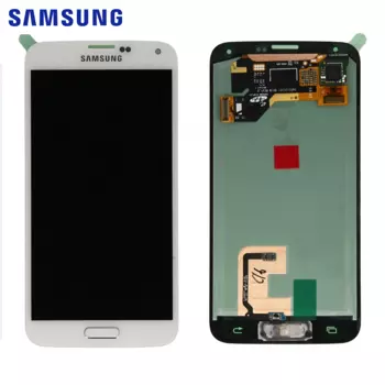 Ecran Tactile Original Samsung Galaxy S5 G900 GH97-15734A GH97-15959A Blanc