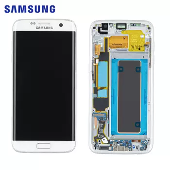 Ecran Tactile Original Samsung Galaxy S7 Edge G935 GH97-18533D GH97-18594D GH97-18767D Blanc