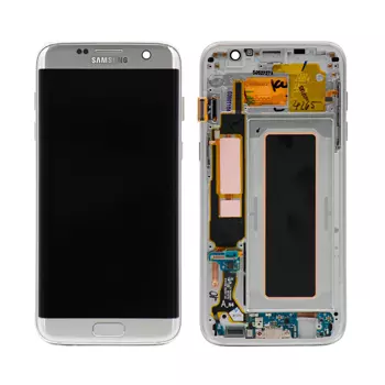 Ecran Tactile Original Refurb avec Châssis Samsung Galaxy S7 Edge G935 Argent