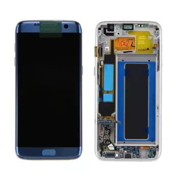 Ecran Tactile Original Refurb avec Châssis Samsung Galaxy S7 Edge G935 Bleu