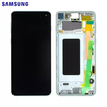 Ecran Tactile Original Samsung Galaxy S10 G973 GH82-18835E GH82-18850E Vert Prisme