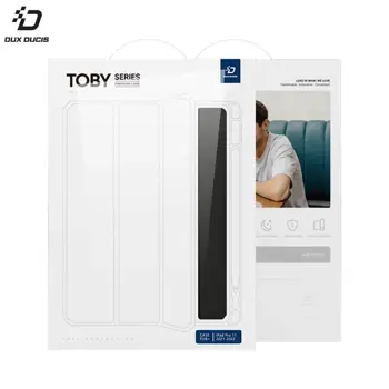 Housse de Protection Toby Dux Ducis pour Apple iPad Pro 11" (2e génération) / iPad Pro 11" (3e génération)/iPad Pro 11" M2 (4e génération) A2068/A2228/A2230/A2301/A2377/A2459 Rose