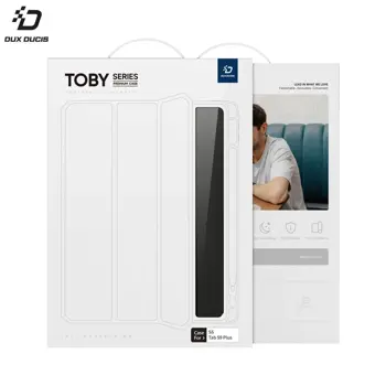 Housse de Protection Toby Dux Ducis pour Samsung Galaxy Tab S9 Plus Wi-Fi X810 / Galaxy Tab S9 Plus 5G X816 Noir