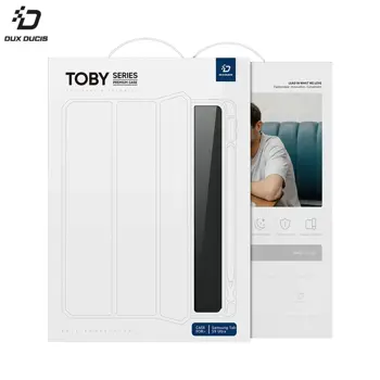 Housse de Protection Toby Dux Ducis pour Samsung Galaxy Tab S9 Ultra Wi-Fi X910 / Galaxy Tab S9 Ultra 5G X916 Noir