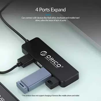 Hub Orico 4 Ports USB2.0 FL01-BK-BP