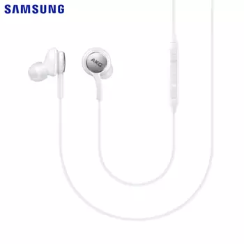 Écouteurs Kit Piéton Samsung GP-OAU021AMCWW 3.5mm Earphones AKG Blanc