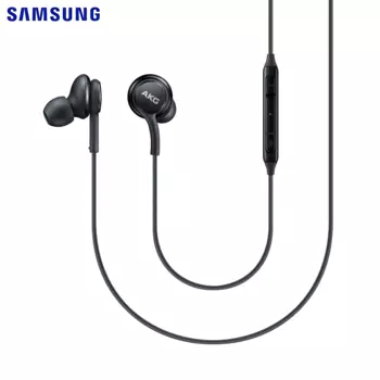 Écouteurs Kit Piéton Samsung GP-OAU021AMCBW 3.5mm Earphones AKG Noir