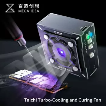 Mini Ventilateur de Refroidissement de Composant QianLi MEGA-IDEA Taichi avec Lampe UV 3W