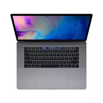 Ordinateur Portable Apple MacBook Pro Touch Bar Retina 15" (2018) A1990 512GB 16GB (Intel Core i7) QWERTY ( Silicone Clavier AZERTY) Grade A Gris Sidéral