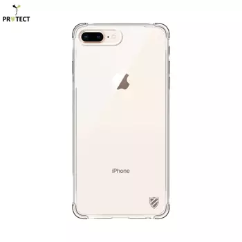Pack de 10 Coques Silicone Renforcée PROTECT pour Apple iPhone 7 Plus / iPhone 8 Plus Bulk Transparent
