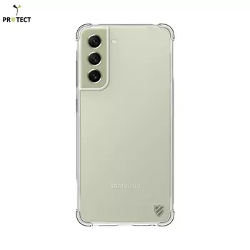 Pack de 10 Coques Silicone Renforcée PROTECT pour Samsung Galaxy S21 FE G990 Bulk Transparent