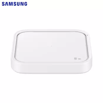 Pad de Charge à Induction Samsung 15W avec Chargeur Secteur (EU Blister) EP-P2400TWEGEU Blanc