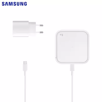 Pad de Charge à Induction Samsung 15W avec Chargeur Secteur (EU Blister) EP-P2400TWEGEU Blanc