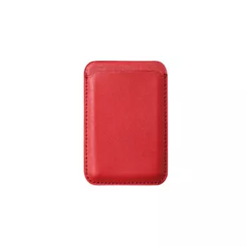Porte-Cartes MagSafe Apple iPhone 12 à 14 Series Rouge